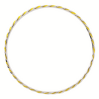 Sterling Silver 925 Stackable Yellow Enamel Bangle with Polished Finish