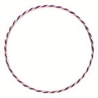 925 Sterling Silver Stackable Twisted Purple Enamel Bangle Bracelet