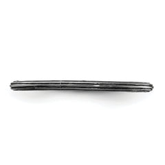 Sterling Silver Stackable Expressions Black-plated Step-down Ring