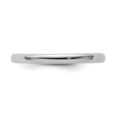Sterling Silver Stackable Expressions Rhodium Polished Ring - 5