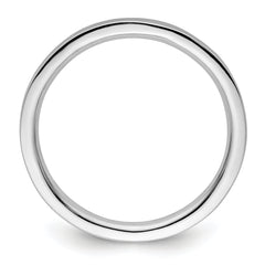 Sterling Silver Stackable Expressions Rhodium Polished Ring - 5