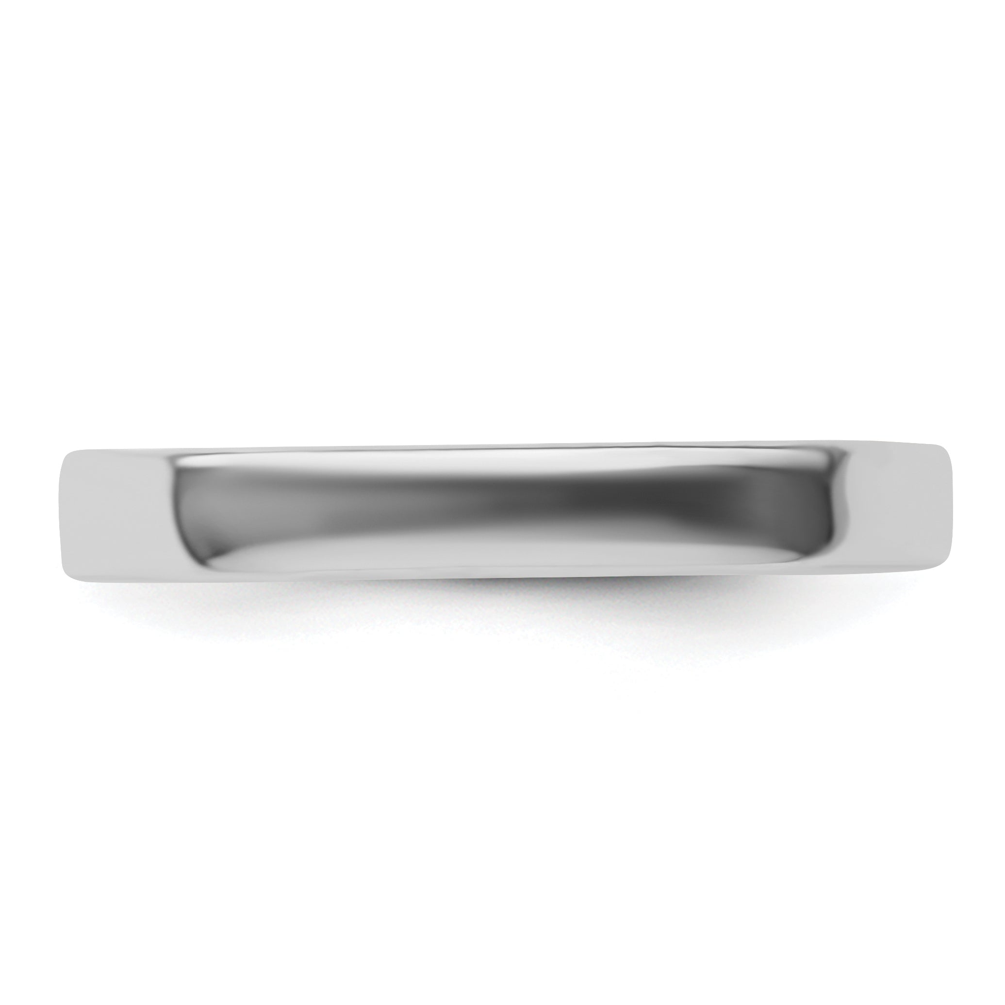 Sterling Silver Stackable Expressions Rhodium Ring - 5