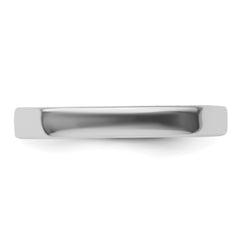 Sterling Silver Stackable Expressions Rhodium Ring - 5
