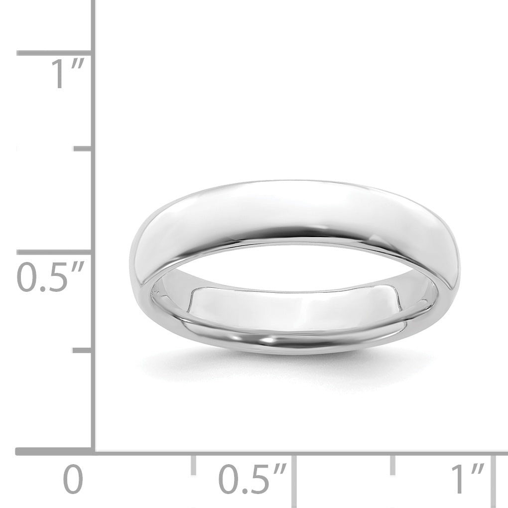 Sterling Silver Stackable Expressions Rhodium Polished Ring - 5
