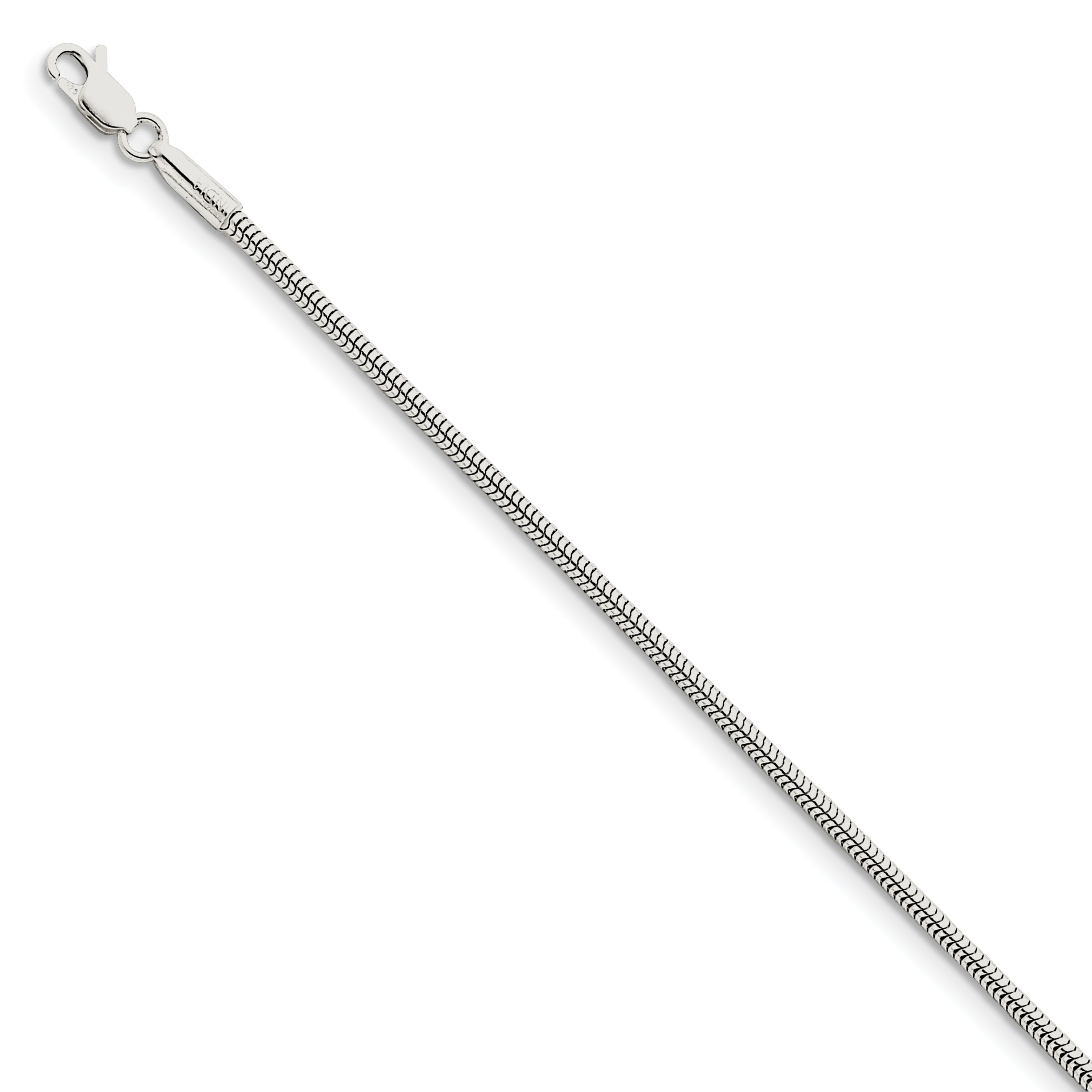 Sterling Silver 2mm Round Snake Chain Main image
