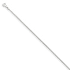 Snake Chain in Sterling Silver, 1.2mm, 7 Inch - Sophia Jewelers