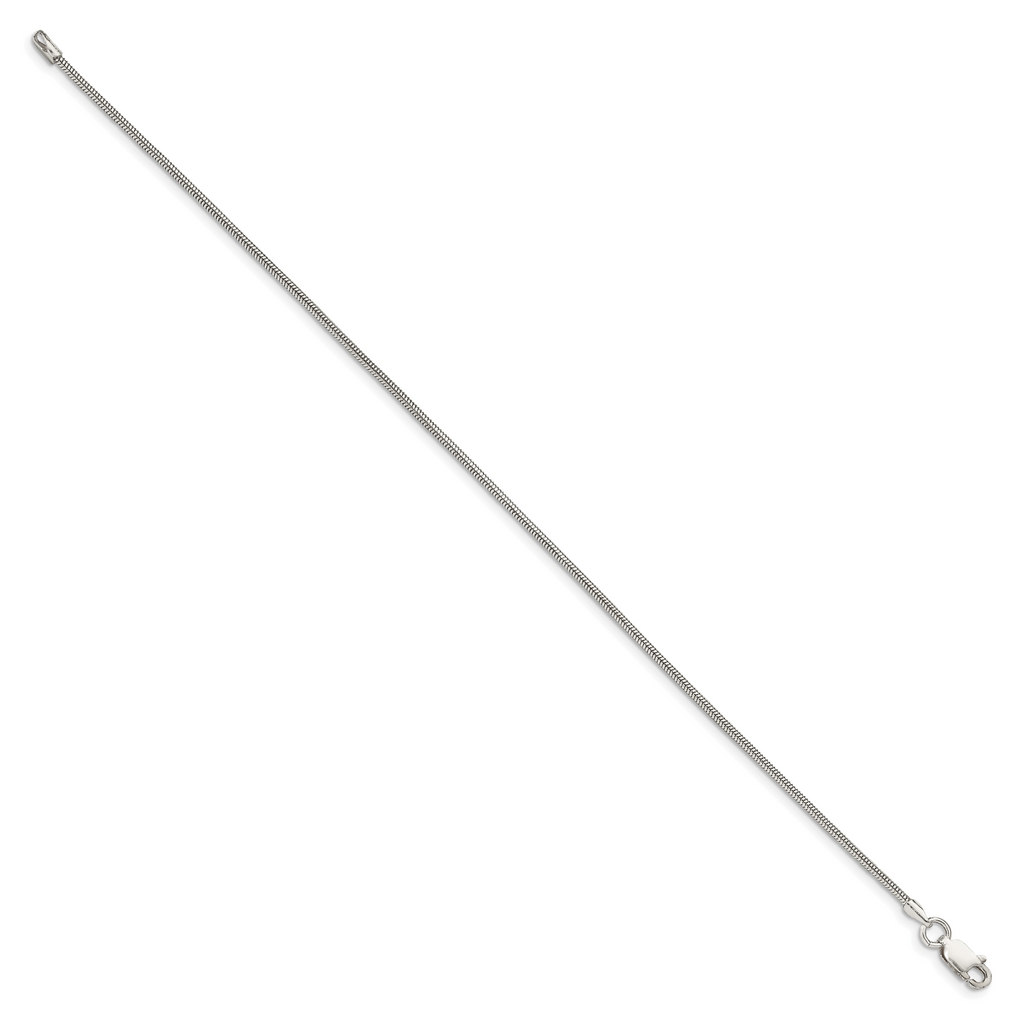 Sterling Silver 1.5mm Round Snake Chain