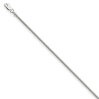 Sterling Silver 2mm Round Snake Chain