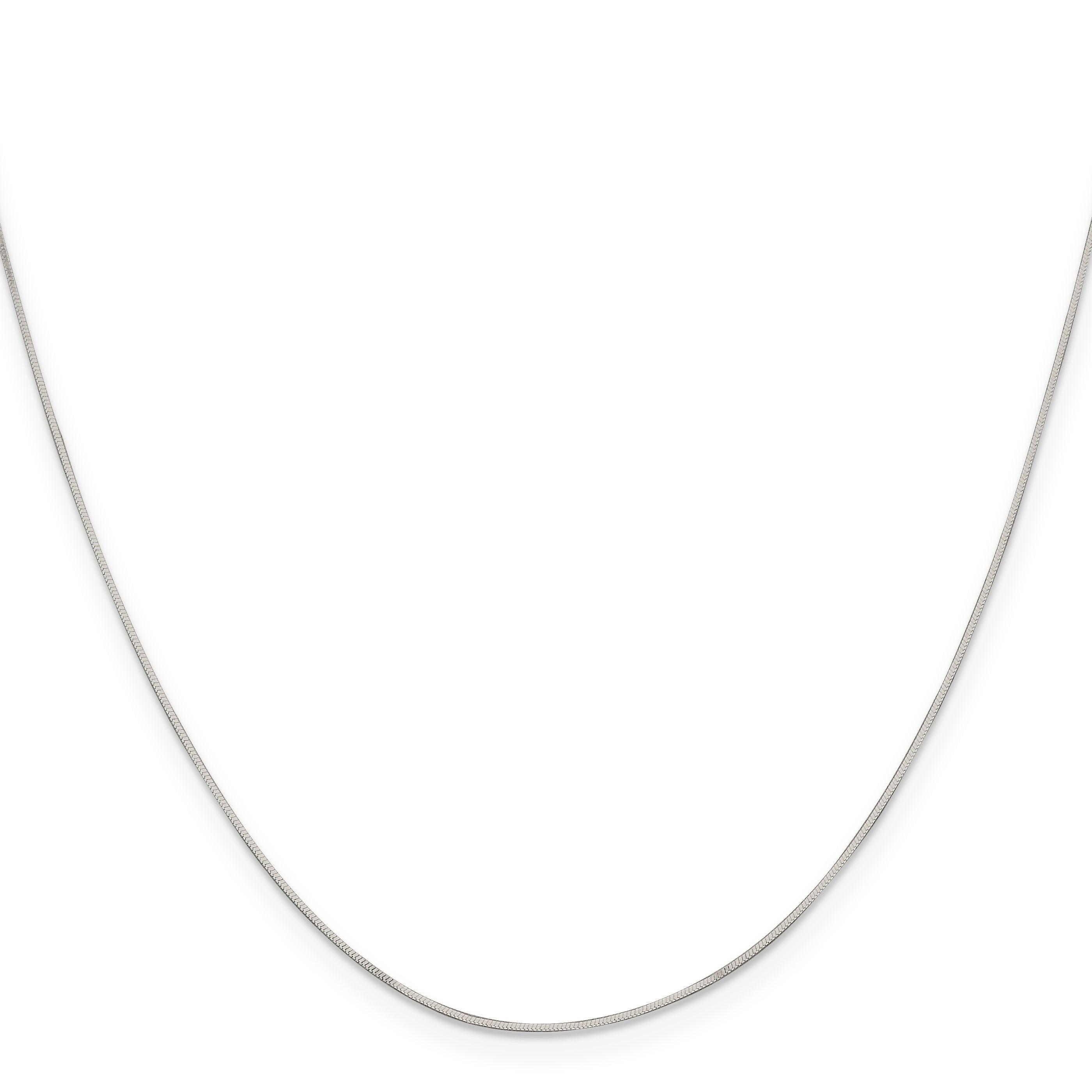 Sterling Silver .7mm Square Snake Chain