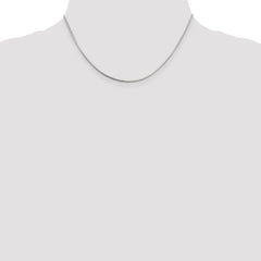Sterling Silver 1mm Square Snake Chain