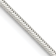 Sterling Silver 1.25mm Square Snake Chain