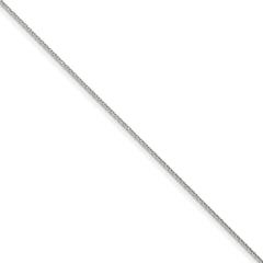 Sterling Silver 1.25mm Diamond-cut Round Spiga Chain