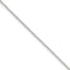 Sterling Silver 1.25mm Diamond-cut Round Spiga Chain