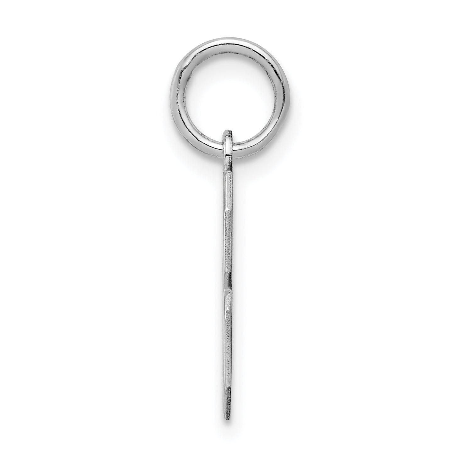 Sterling Silver/Rhodium-plated Polished Number 8 Charm Secondary image
