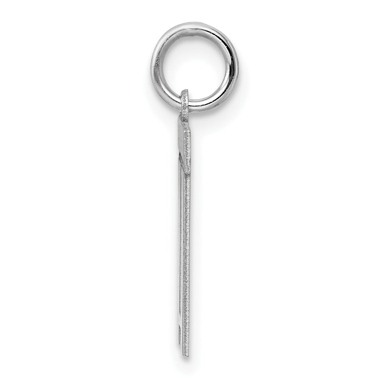 Sterling Silver/Rhodium-plated Polished Number 11 Charm Secondary image
