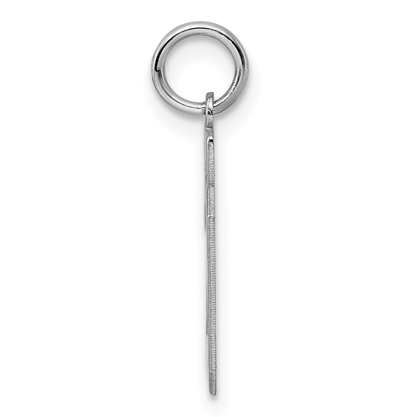 Sterling Silver Rhodium-plated Small Polished Number 29 Charm Secondary image