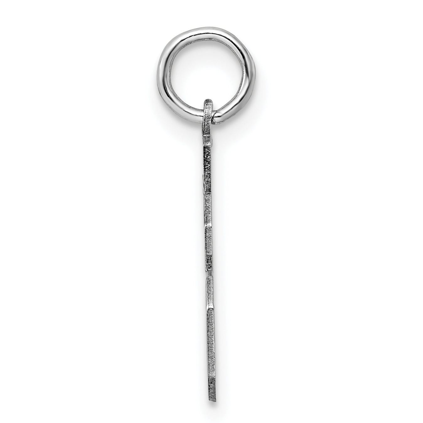 Sterling Silver Rhodium-plated Small Polished Number 36 Charm Secondary image