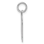 Sterling Silver Rhodium-plated Small Polished Number 41 Charm