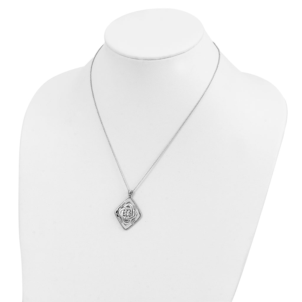 Sophia Jewelers Sterling Silver Family Blessings Gift-Ready Necklace