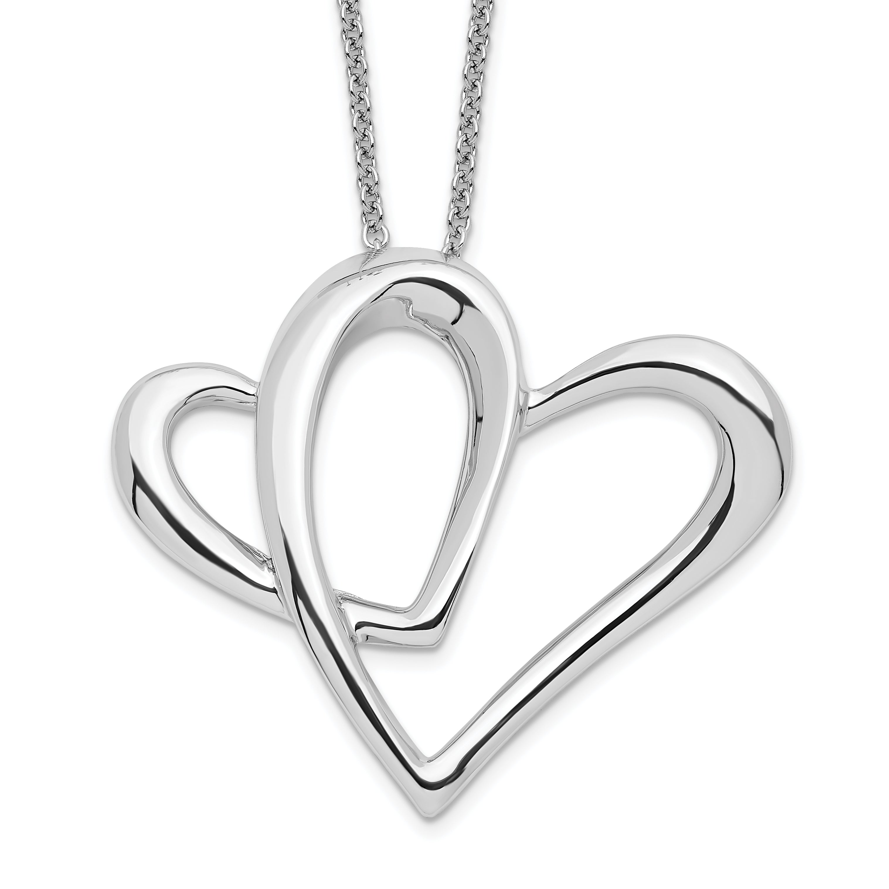 Sentimental Expressions Sterling Silver Rhodium-plated Mother A Part of My Heart 18 Inch Necklace Main image