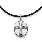 Sterling Silver Antiqued Boldness 18in Necklace
