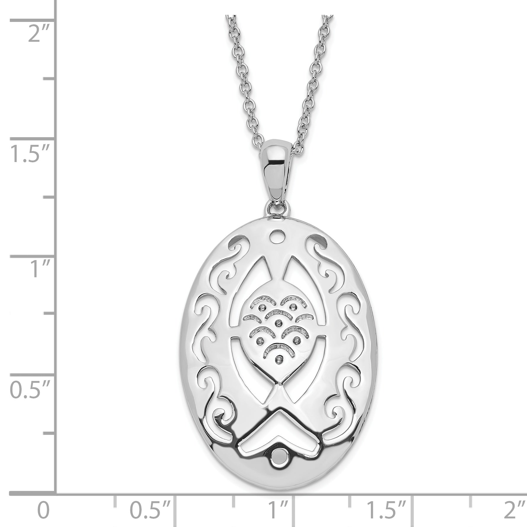 Sterling Silver Praying Believing Necklace with Gift-Ready Finish
