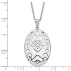 Sterling Silver Praying Believing Necklace with Gift-Ready Finish