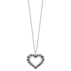 Sentimental Expressions Sterling Silver Rhodium-plated Antiqued Animal Lover 18in. Necklace