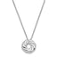Sentimental Expressions Sterling Silver Rhodium-plated CZ Sparkle and Shine 14in. Necklace with 2in. ext