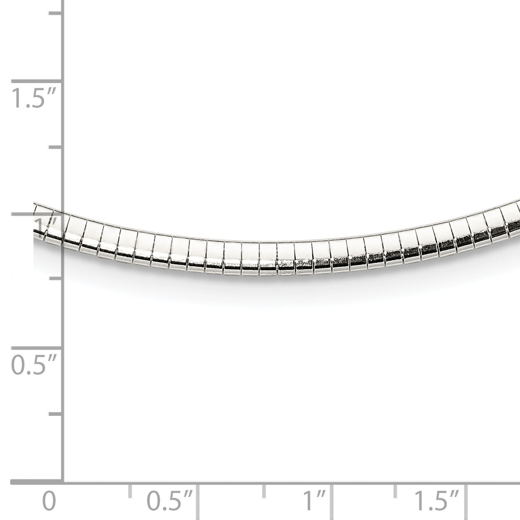 Sterling Silver 3mm Cubetto Necklace