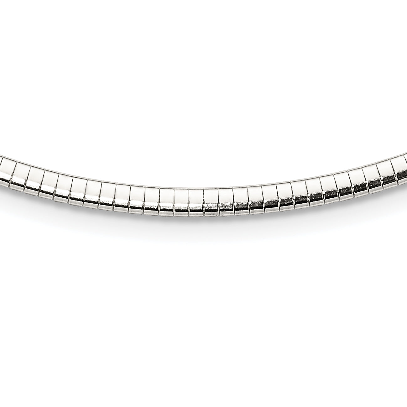 Sterling Silver 3mm Cubetto Necklace Main image
