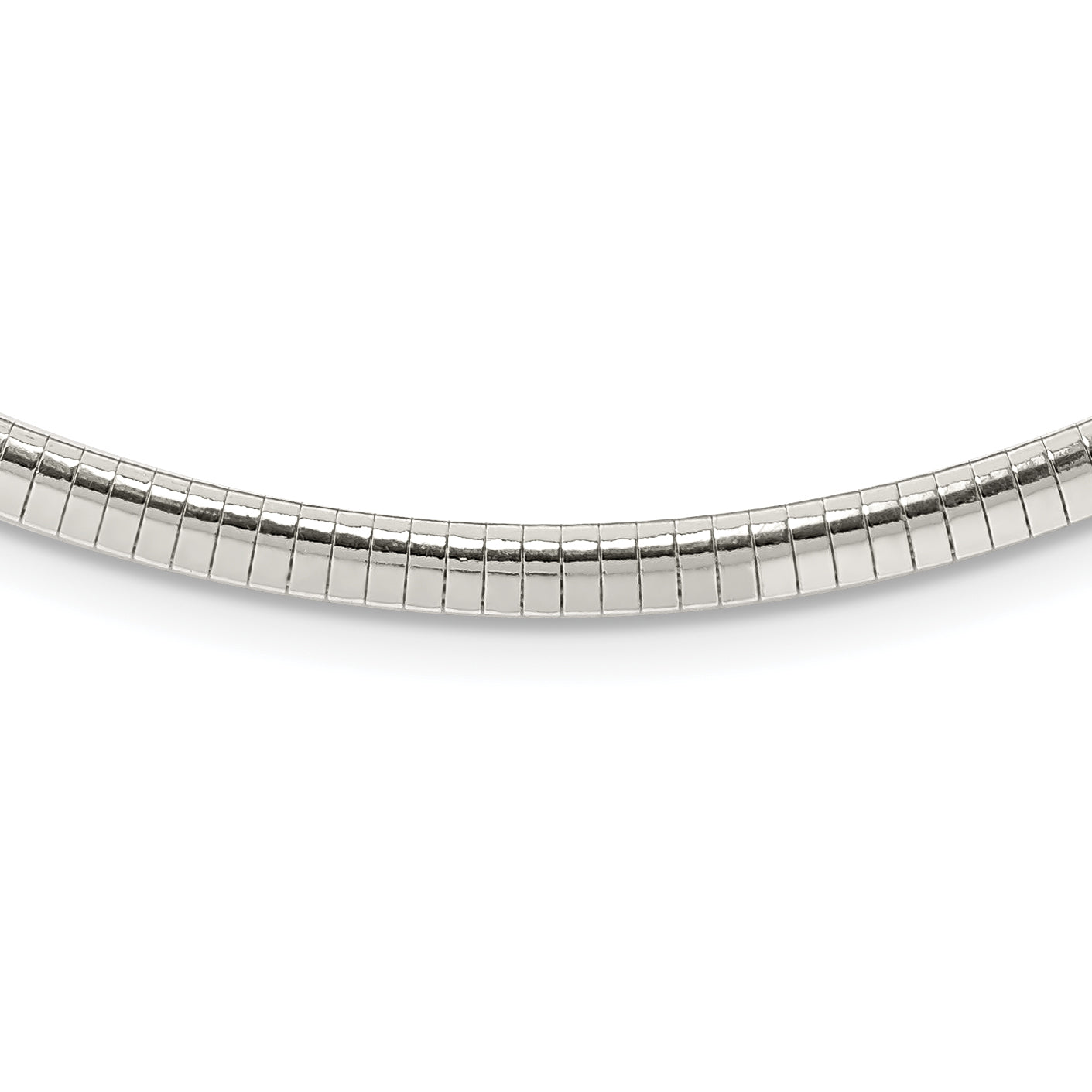 Sterling Silver 4mm Cubetto Necklace