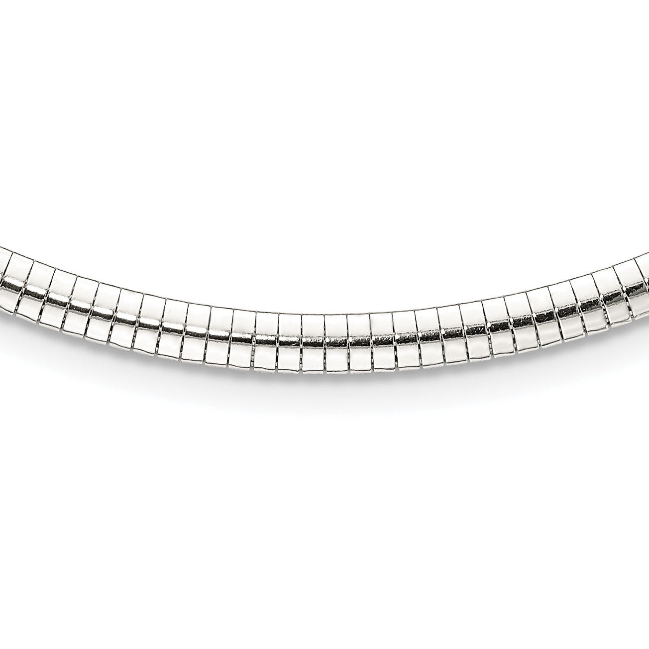Sterling Silver 4mm Cubetto Necklace Main image