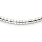 Sterling Silver 4mm Cubetto Necklace