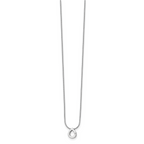 Sophia Jewelers White Ice 925 Sterling Silver Diamond Teardrop Necklace Gift Ready
