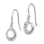 Sophia Jewelers Rhodium-Plated Sterling Silver Diamond Dangle Earrings Gift Ready