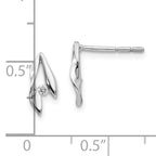 White Ice 925 Sterling Silver Diamond Drop Earrings Gift Ready