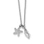 Sophia Jewelers Sterling Silver Diamond Pendant Necklace Gift Ready