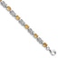 Sterling Silver Rhodium-plated Citrine Bracelet