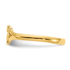 14K Butterfly Baby Ring - 2