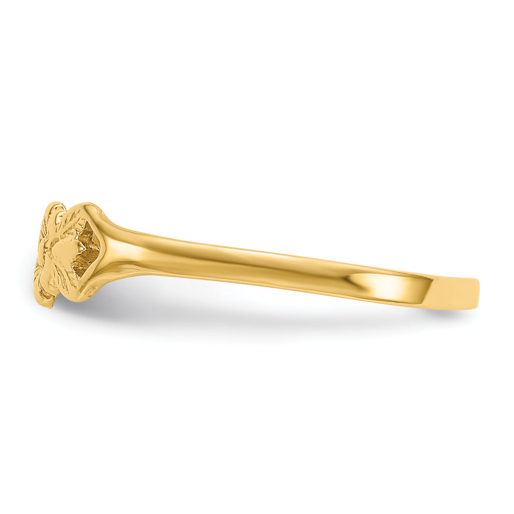 Flower Baby & Children's Ring in 14K Yellow Gold