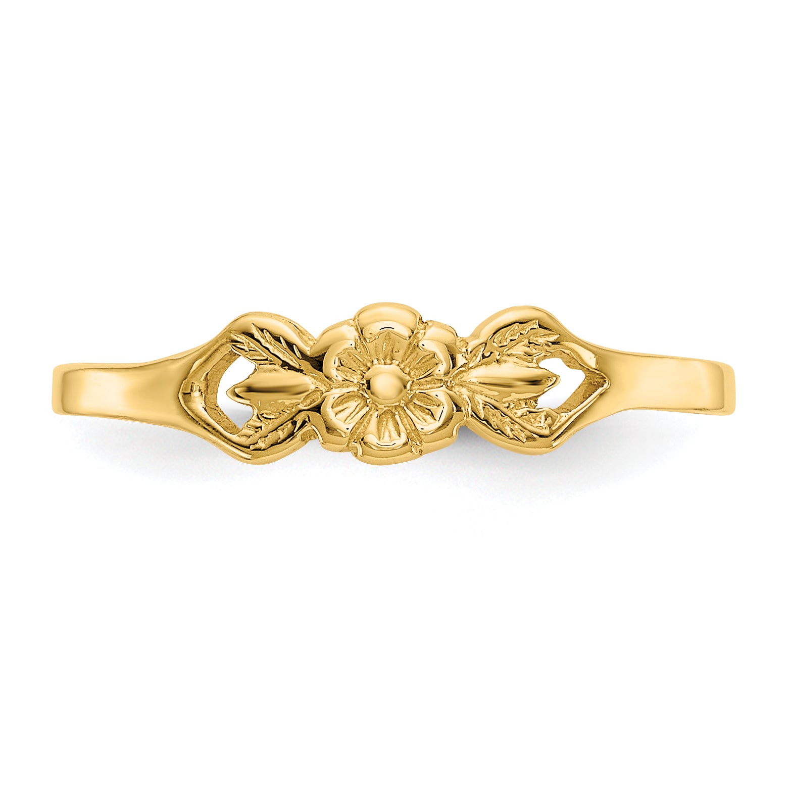 Flower Baby & Children's Ring in 14K Yellow Gold