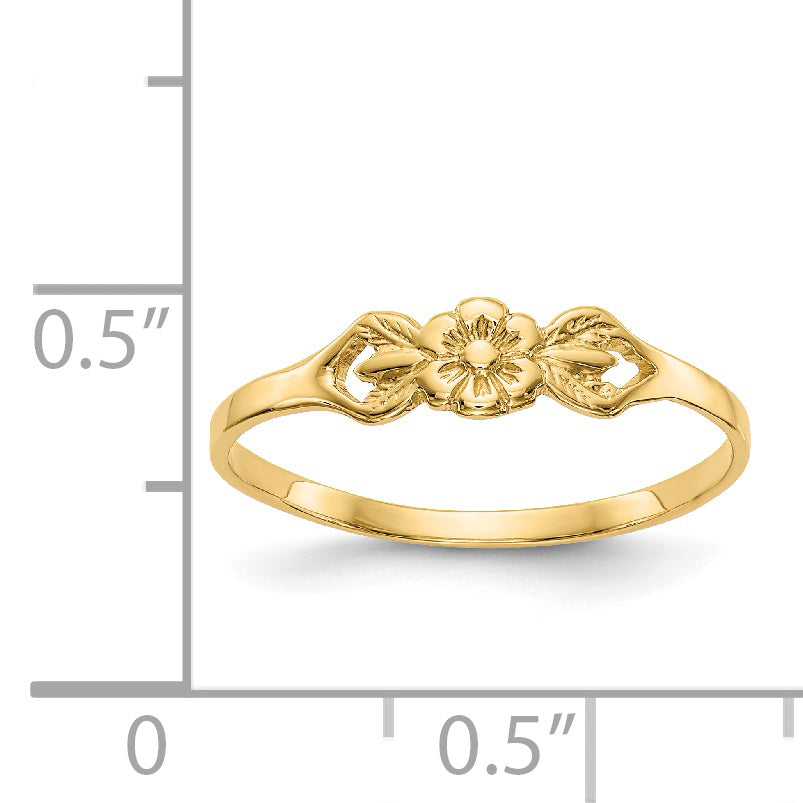 Flower Baby & Children's Ring in 14K Yellow Gold