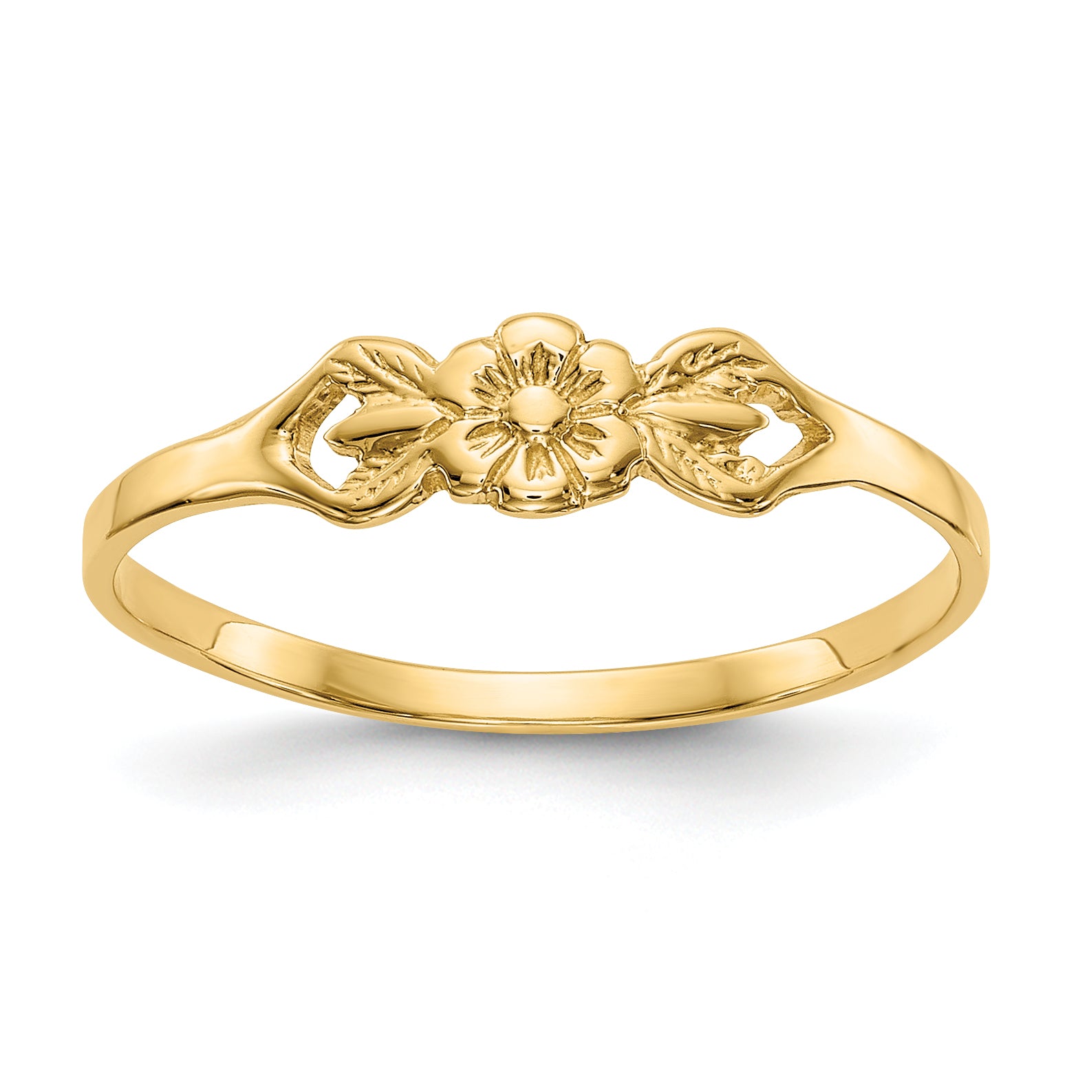 14K Flower Baby Ring Main image