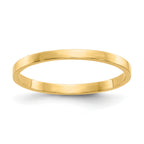 14K High Polished Band Childs Ring