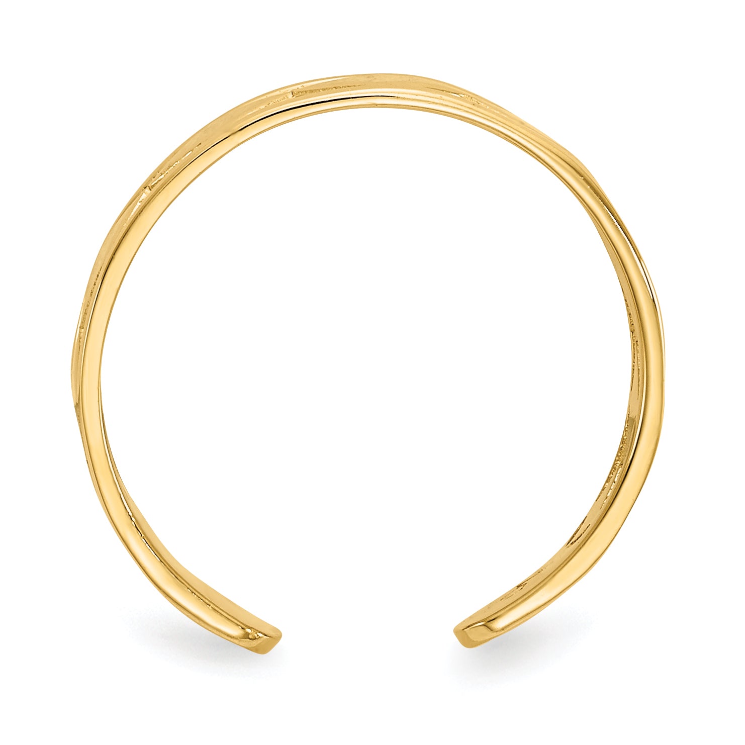 14k Diamond Shapes Toe Ring Secondary image