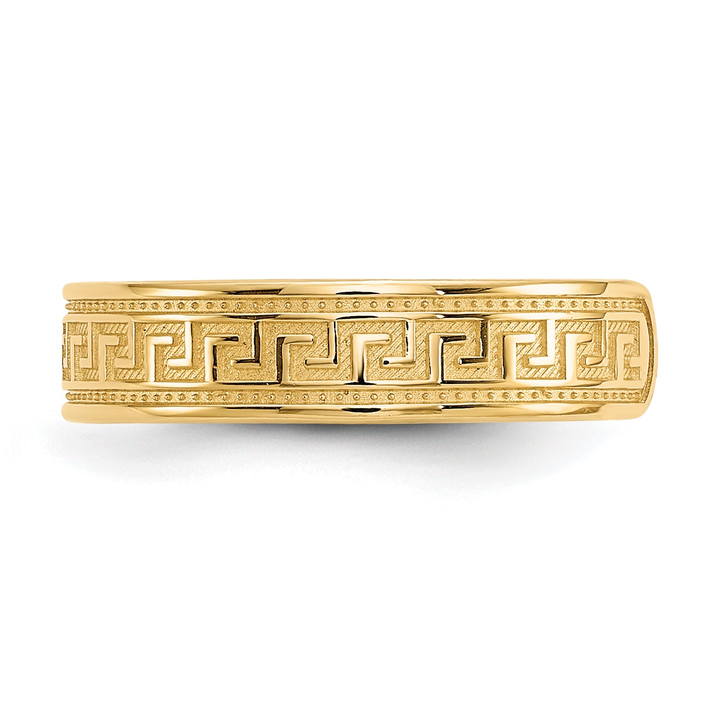 14k Greek Key Toe Ring