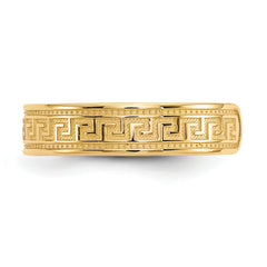 14k Greek Key Toe Ring