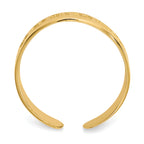14k Heart Toe Ring