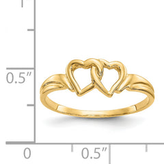 14K Heart Ring